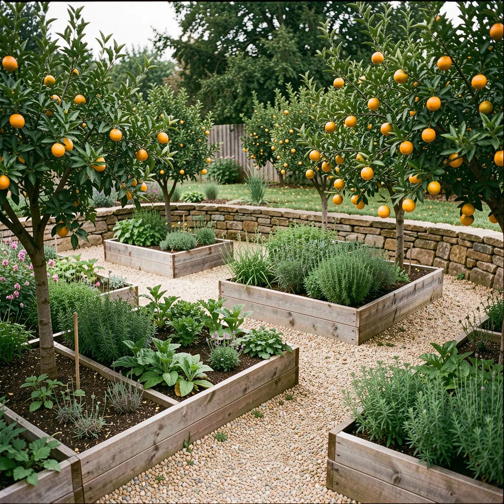 Horticulture plant layout and arrangement